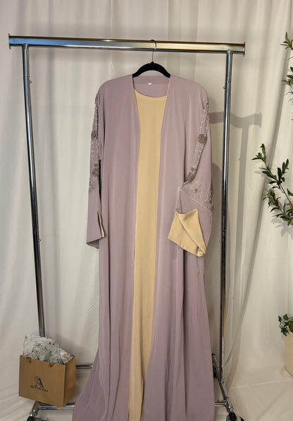 Abaya Velvet Rose