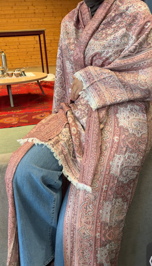 Rosa Pashmina Abaya
