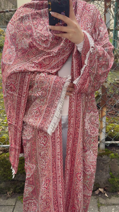 Rosa Pashmina Abaya